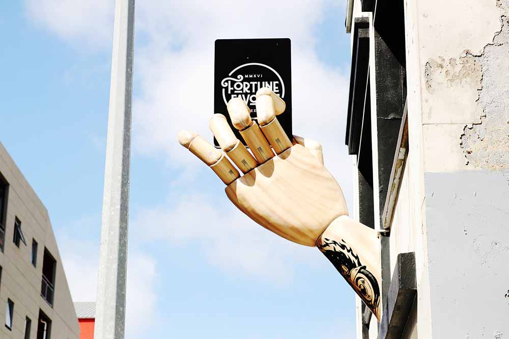 fortne favours sign outside wellington 