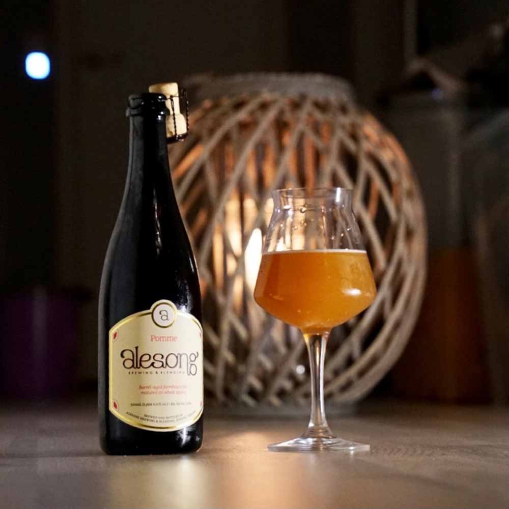 alesong brewing and blending pomme graff cider