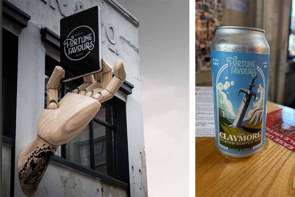 fortune favours the claymore scotch ale wellington new zealand