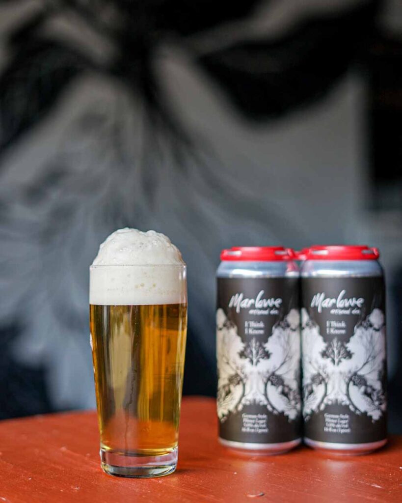 marlowe artisanal ales i think i know czech pilsner
