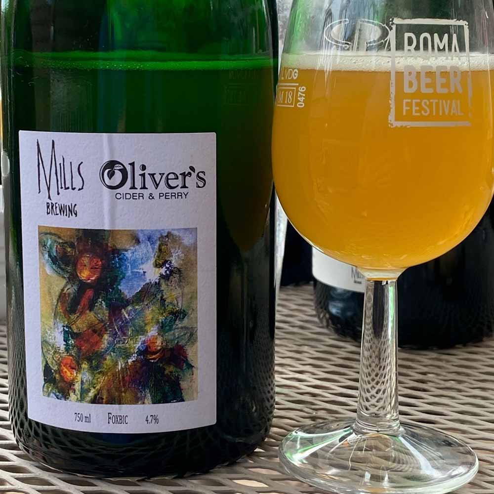 mills brewing foxbic graff cider