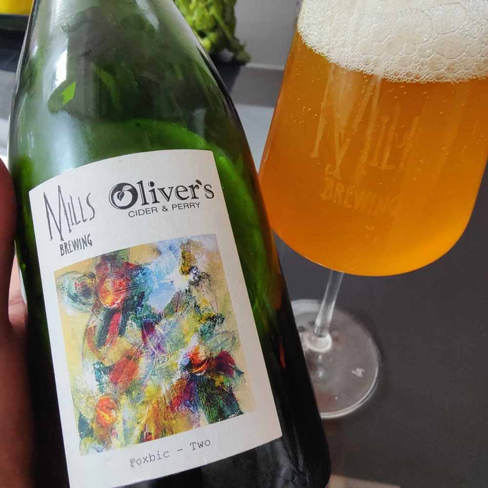 mills brewing foxbic two graff cider