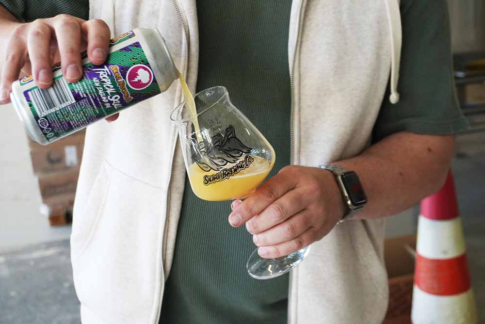 salama brewing helsinki finland tropical skull hazy