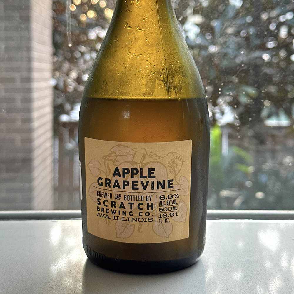 scratch brewing company barrel-aged apple ale graff cider