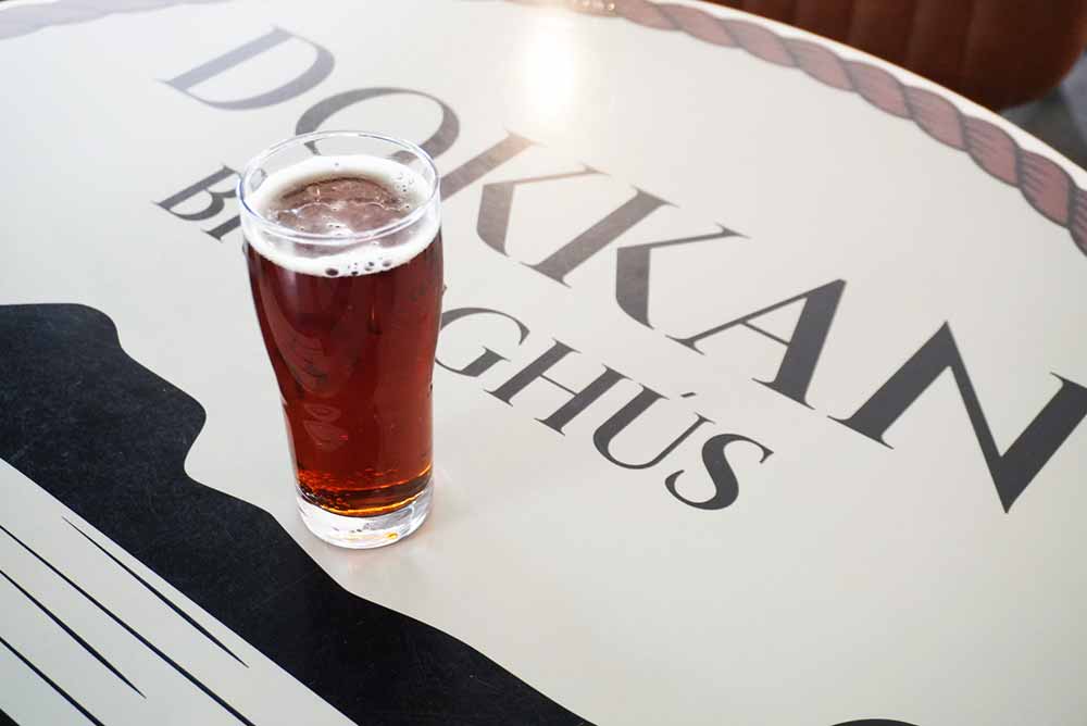 dokkan brogghus djupid red ale iceland