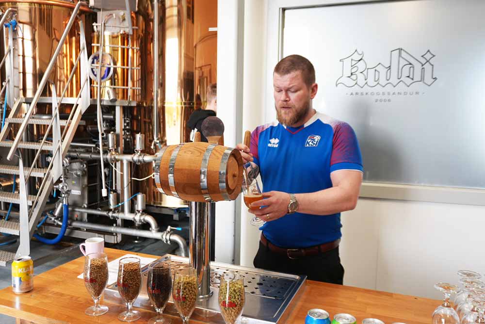 kaldi bruggsmidjan head brewer sigurdur bragi olaffson iceland