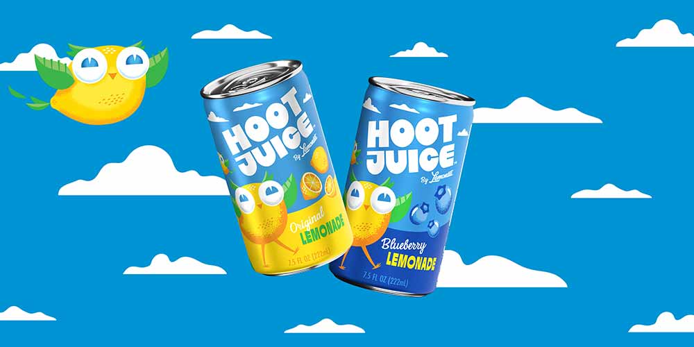 lemonati hoot juice lemonade and blueberry lemonade