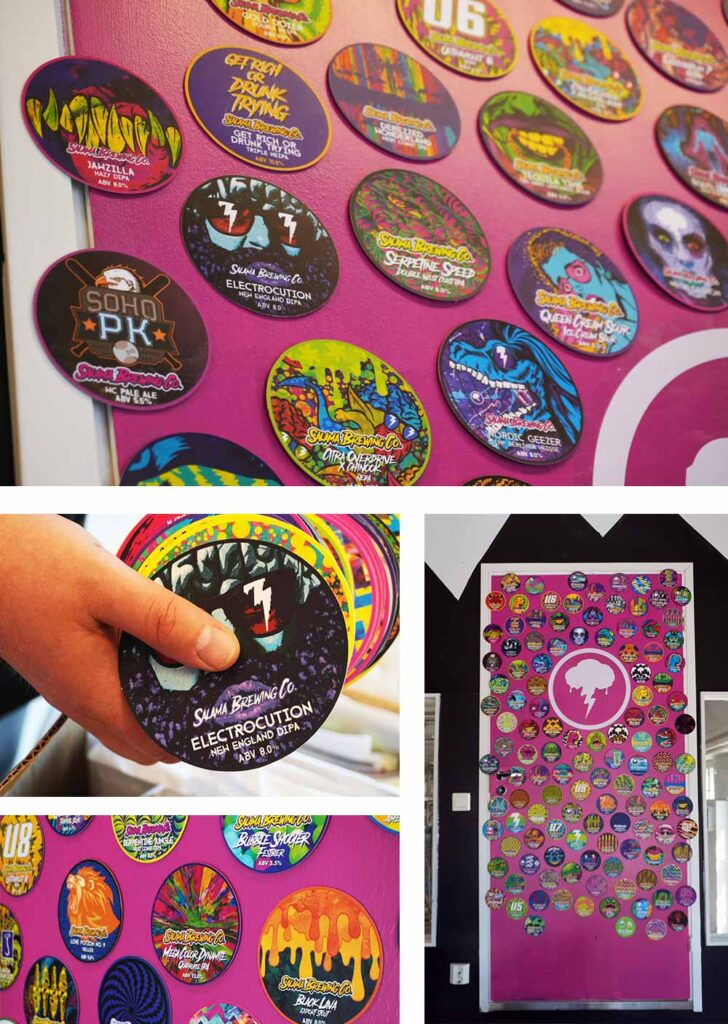 salama brewing collage electrocution and pink door helsinki finland