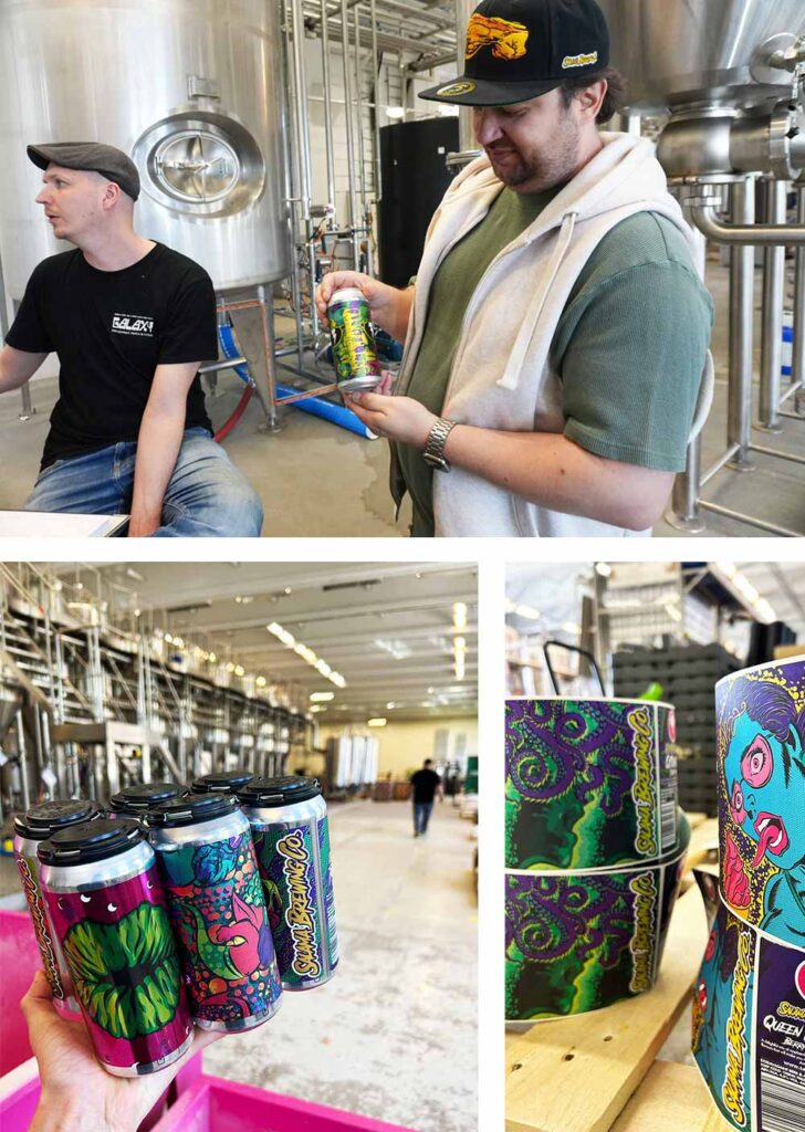 salama brewing collage kerava brewhouse and ceo and co-founder christian holmlund and co-founder and brewmaster jaakko ailio