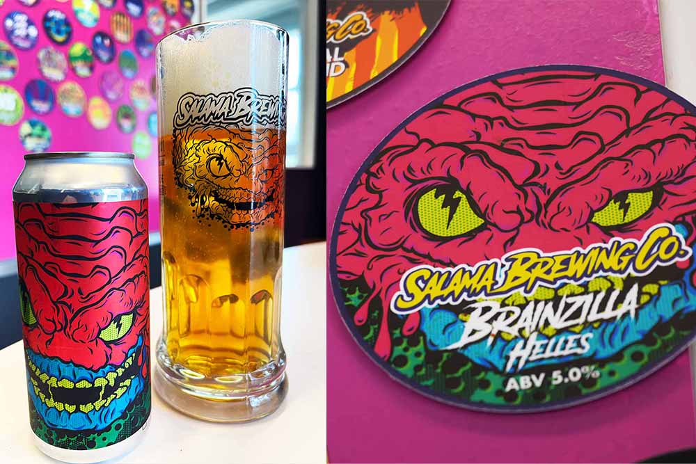 salama brewing brainzilla helles helsinki finland