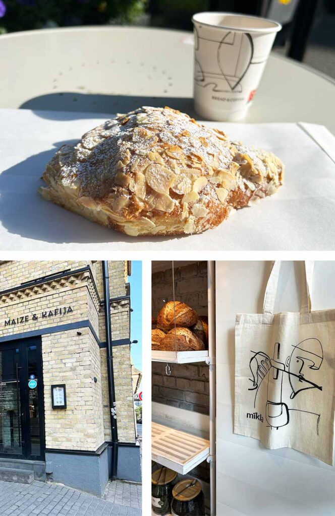 mikla bakery collage riga, latvia