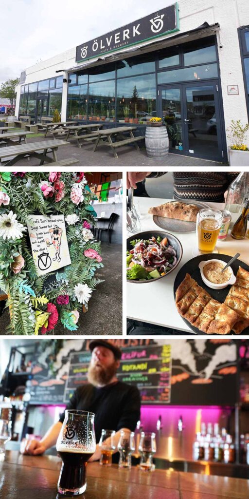 olverk pizzeria and brewery collage iceland