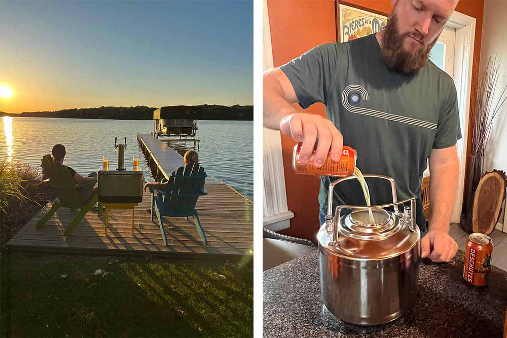 the cooler keg
