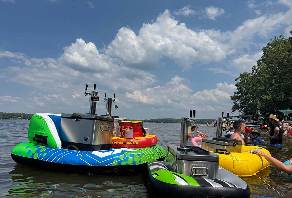 the cooler keg lake 
