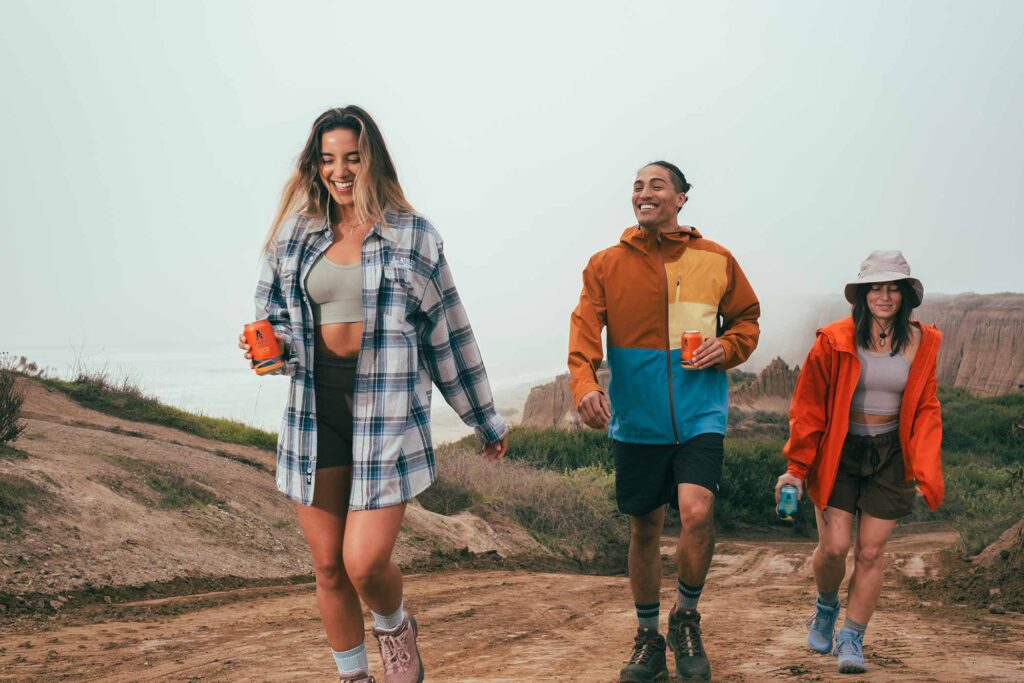 athletic brewing company hiking