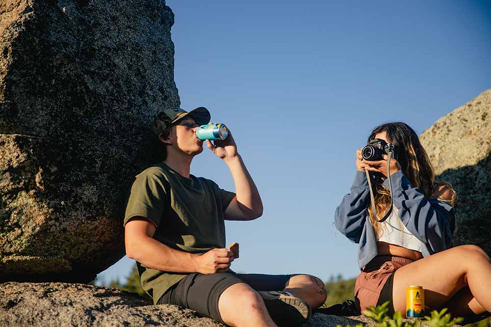 athletic brewing company hiking