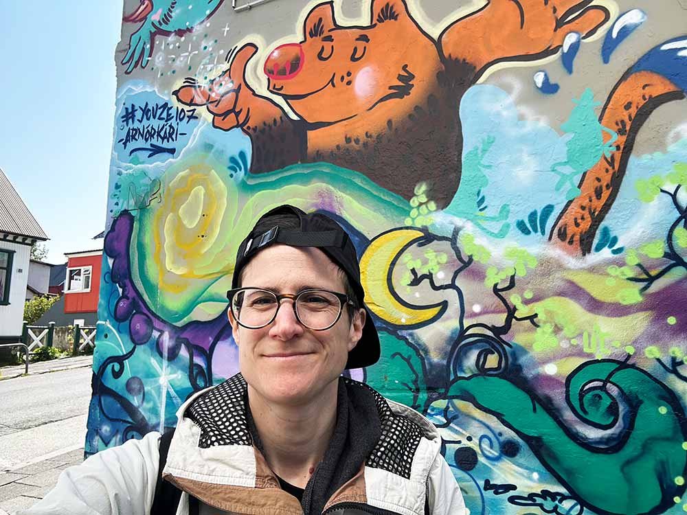 reykjavik street artist kalli youze mural iceland