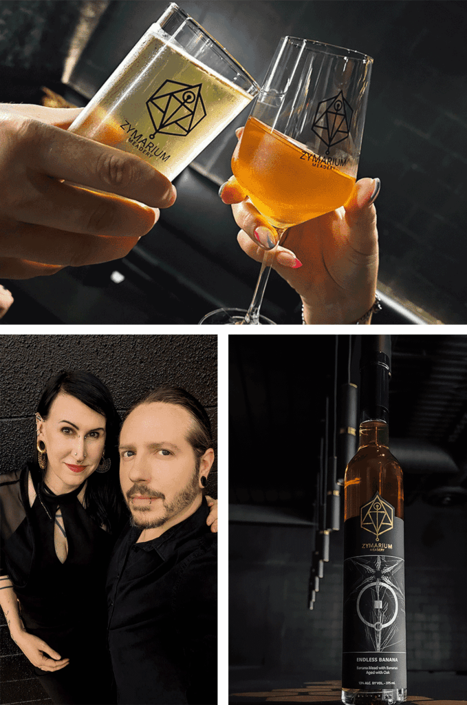 zymarium meadery co-founder ginger and joe leigh, endless banana mead