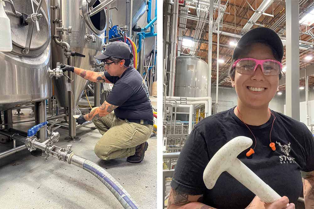 stone brewing r and d brewer fritzi lara lino