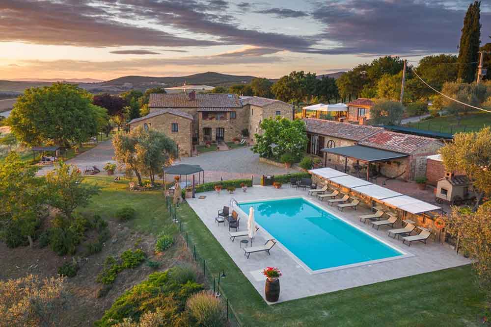 brasseria della fonte overhead shot