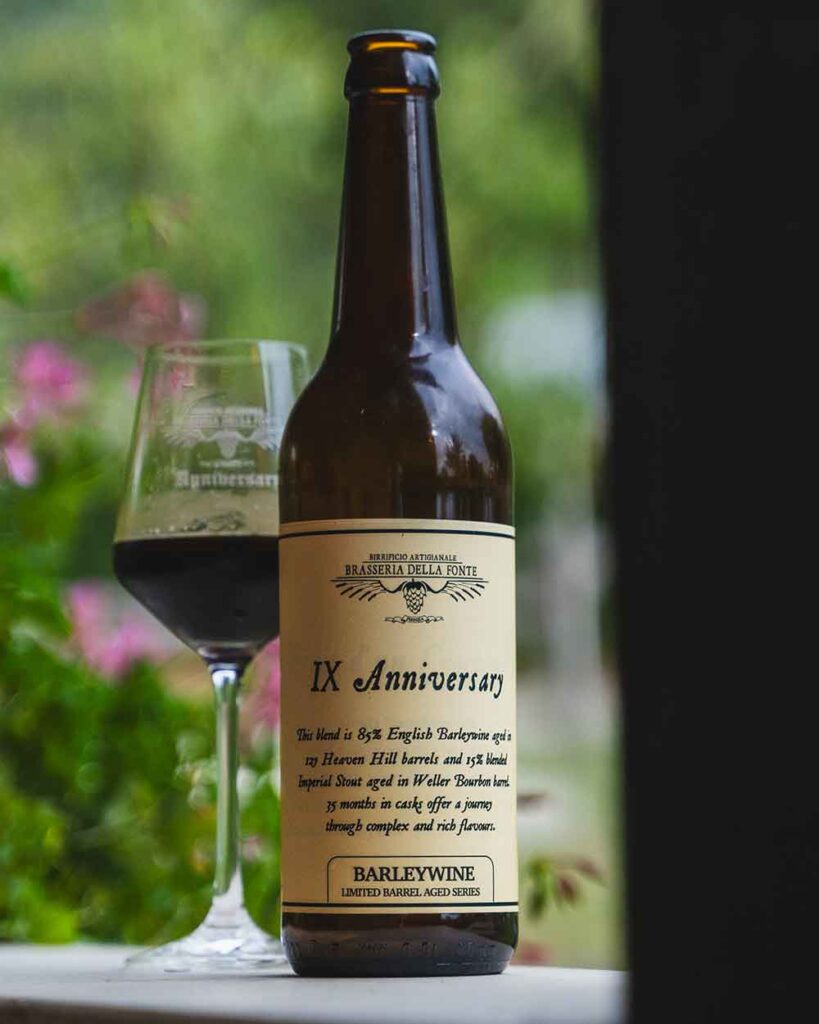 brasseria della fonte ix anniversary barleywine