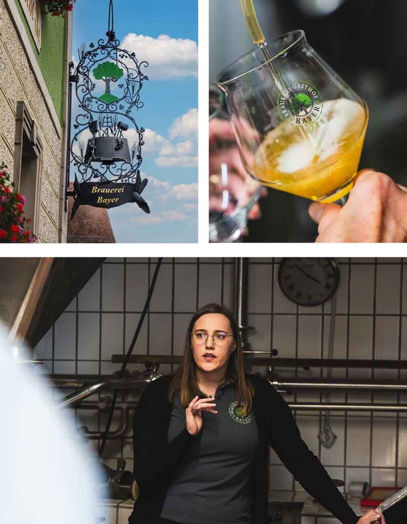 brauerei bayer brewmaster stefanie bayer and landbier germany
