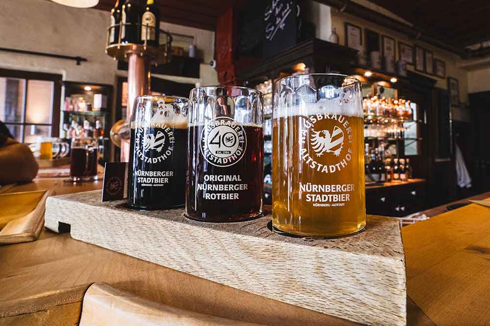 hausbrauerei altstadthof nürnberger rotbier nurember germany