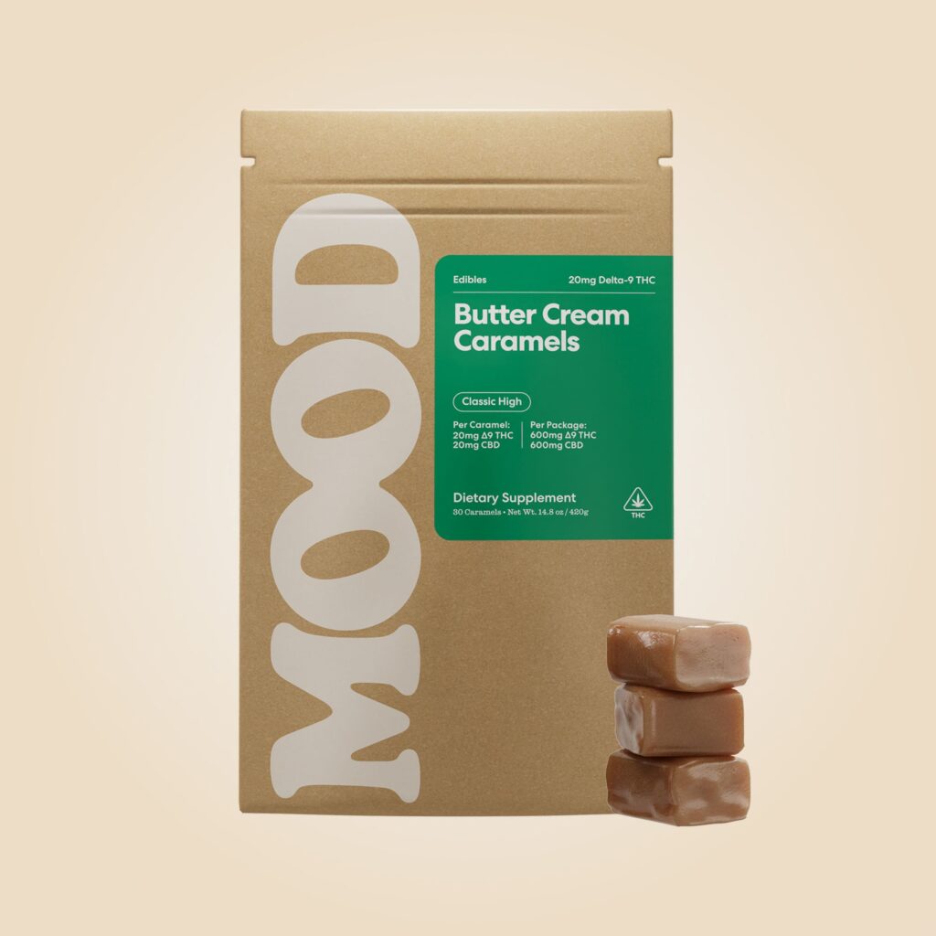 mood delt 9 thc butter cream caramels