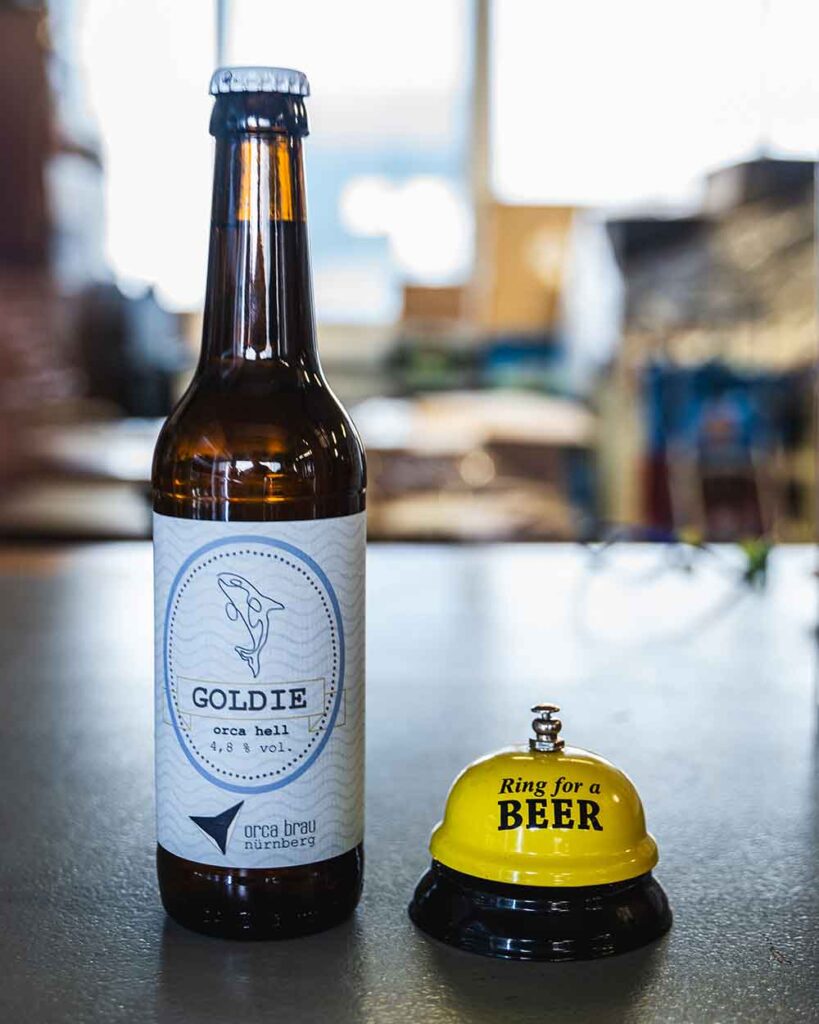 orca brau goldie hell lager nuremberg germany
