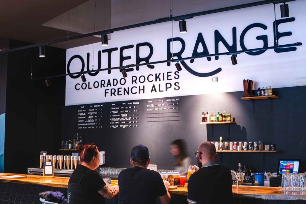 outer range brewing french alps taproom