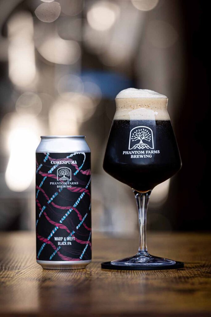 phantom farms brewing warp and weft black ipa