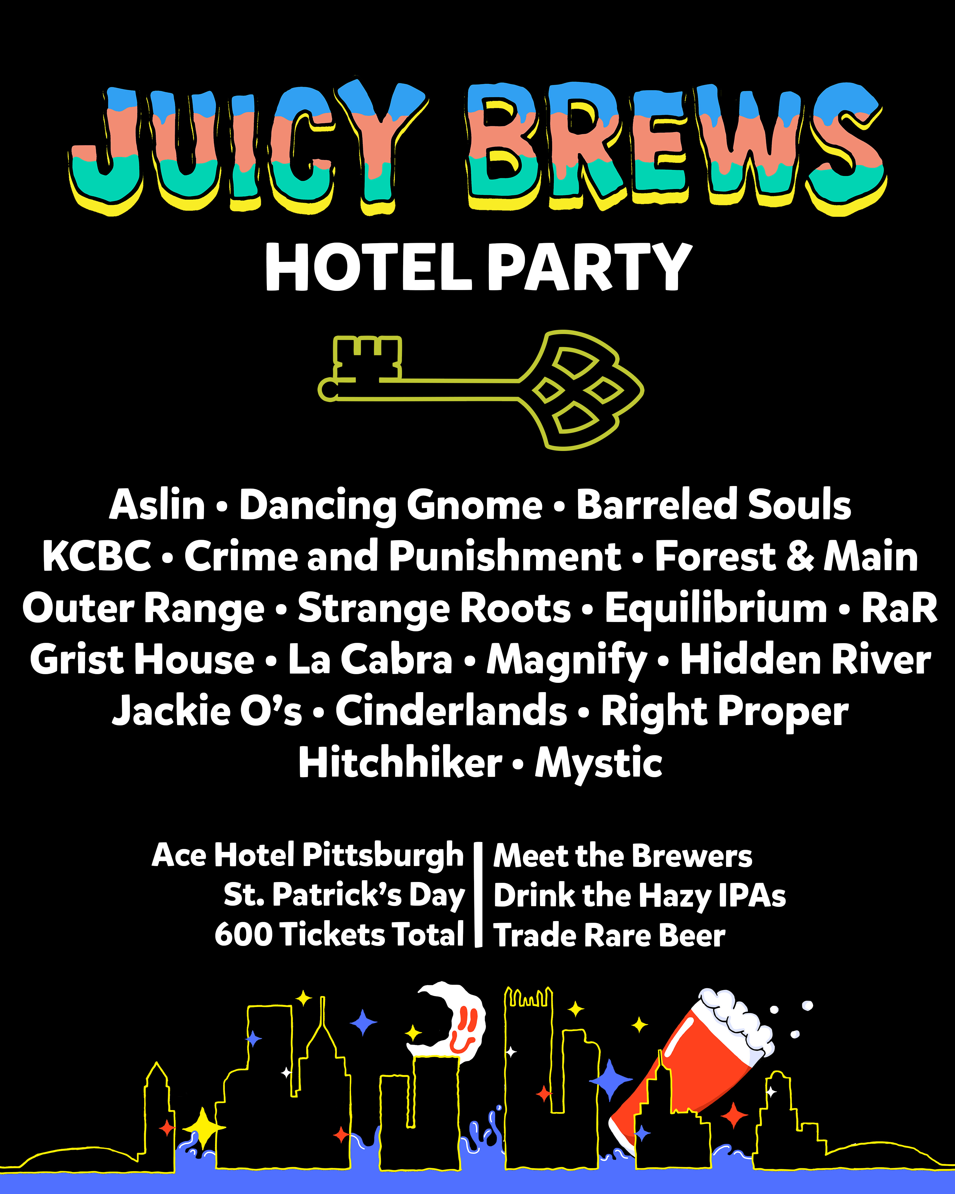 Here’s What to Drink at Juicy Brews Hotel Party