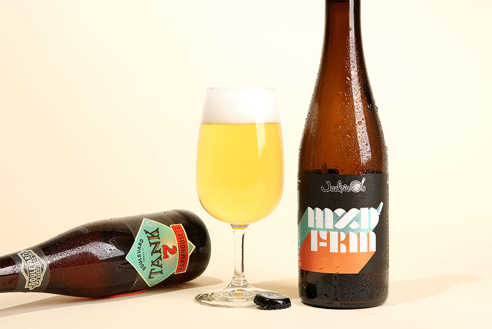 boulevard brewing tank 7 farmhouse ale and jackie o's mxdfrm saison