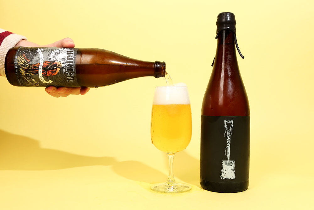 burial beer co the separation of light and darkness saison 