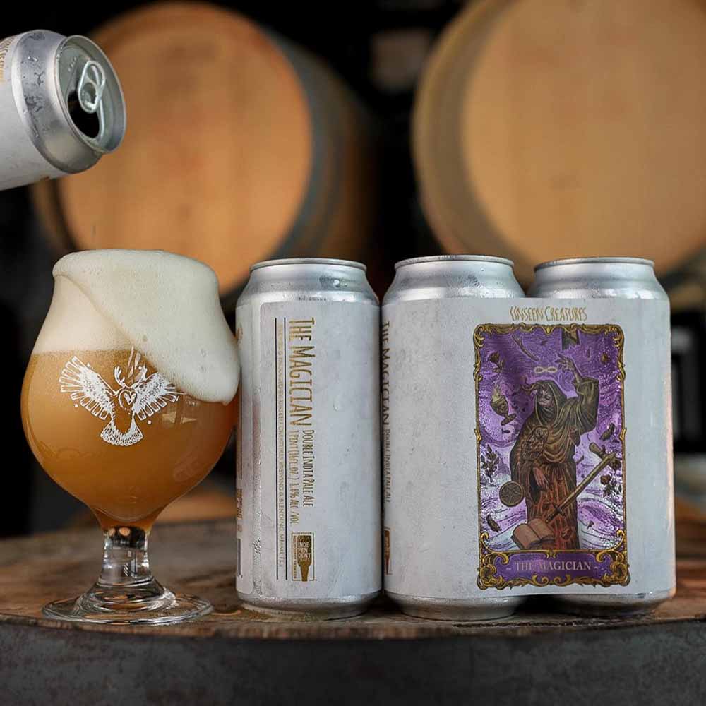 unseen creatures brewing & blending the magician double hazy ipa