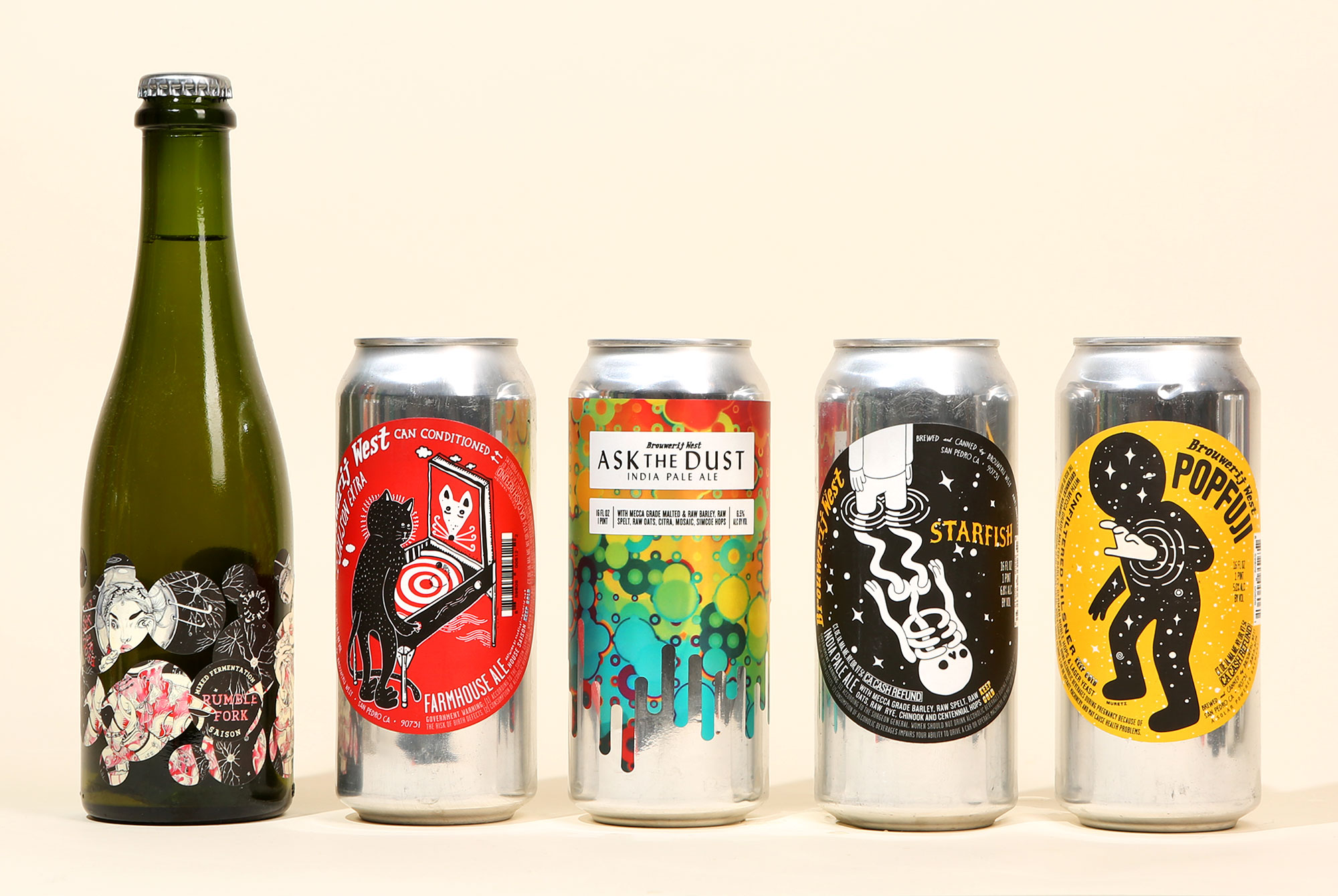 Get to Know the Artists Behind Brouwerij West’s Can Designs