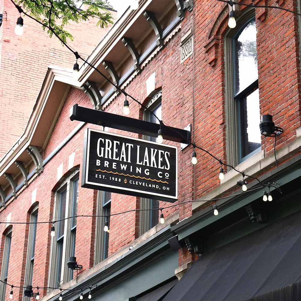 great lakes brewing company sign