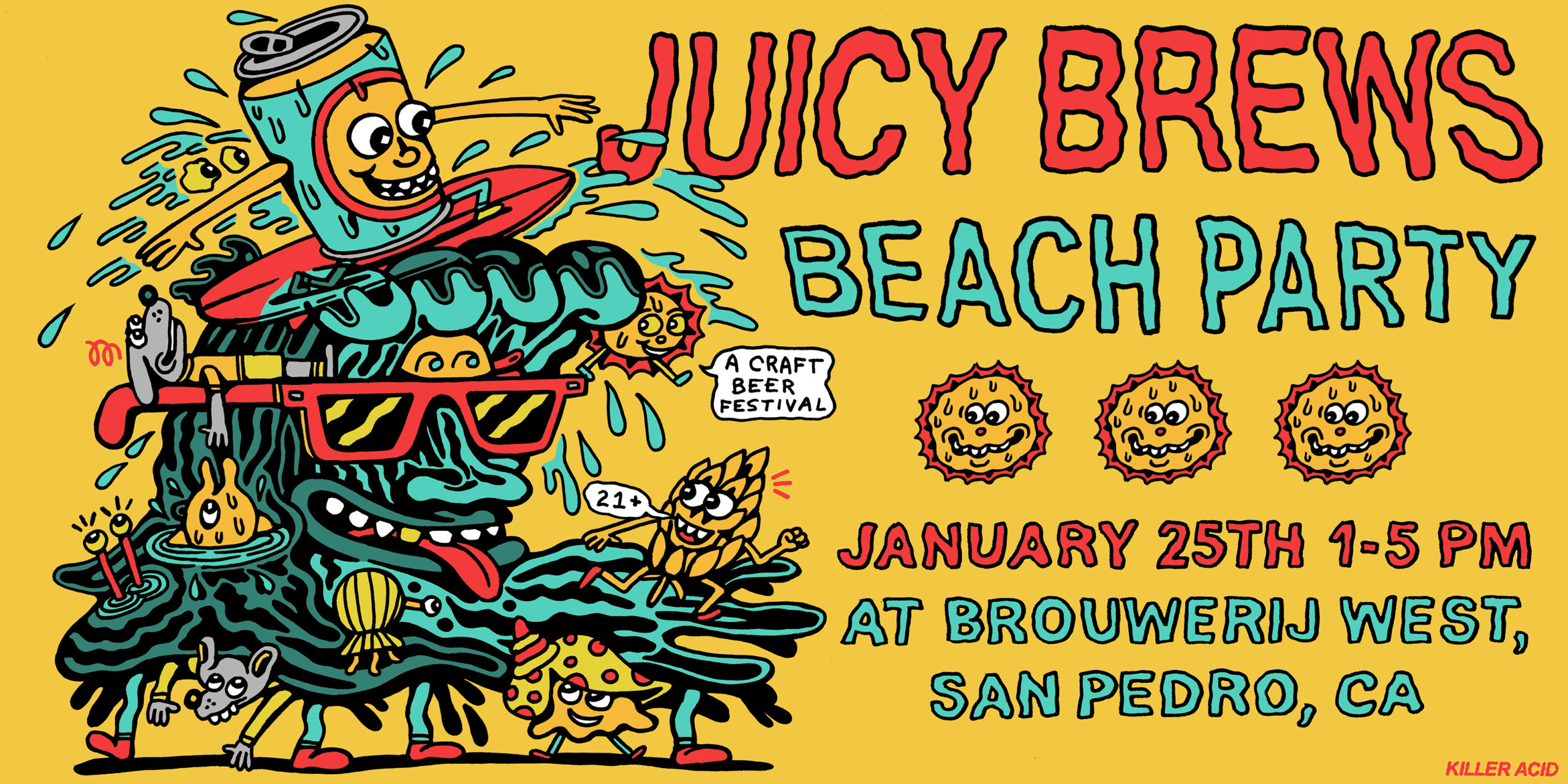 Here’s What to Drink at Juicy Brews Beach Party