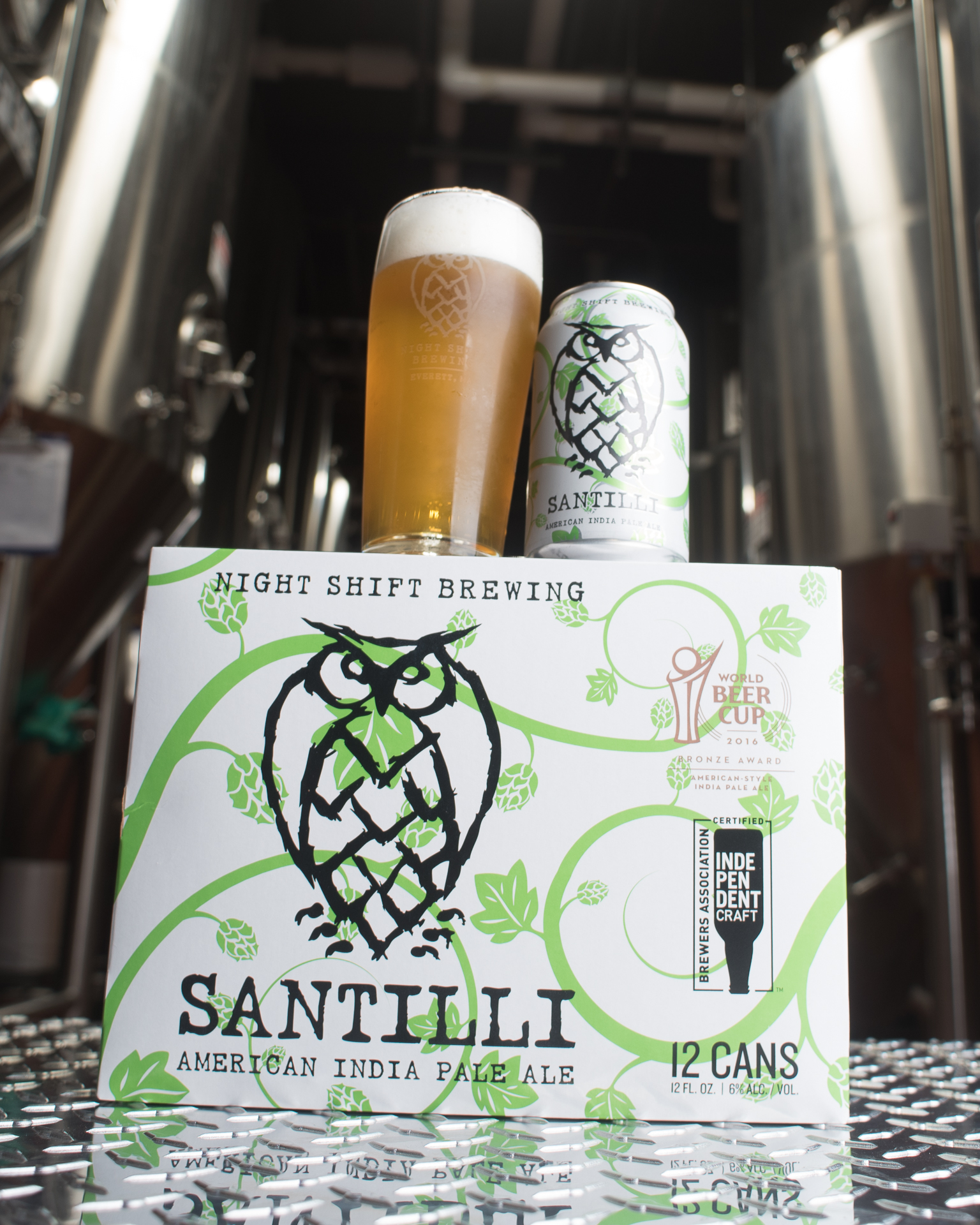 Night Shift Brewing Santilli IPA (Everett, MA) - The Urban Grape