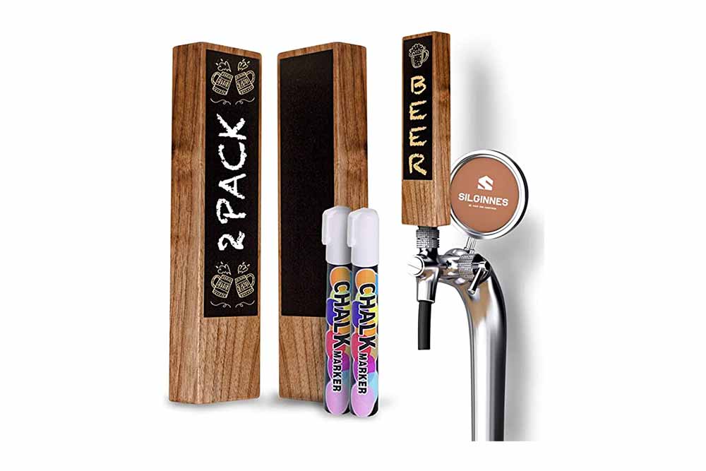 sliggines chalkboard beer tap handles homebrew