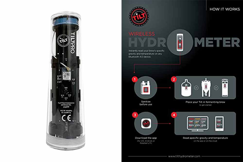 tilt pro wireless hydrometer and thermometer homebrew