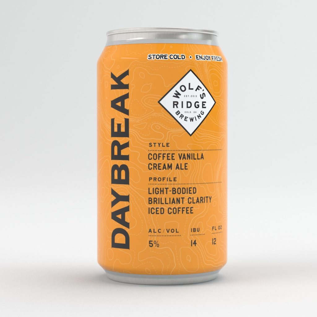 wolfs ridge daybreak coffee beer caffeine