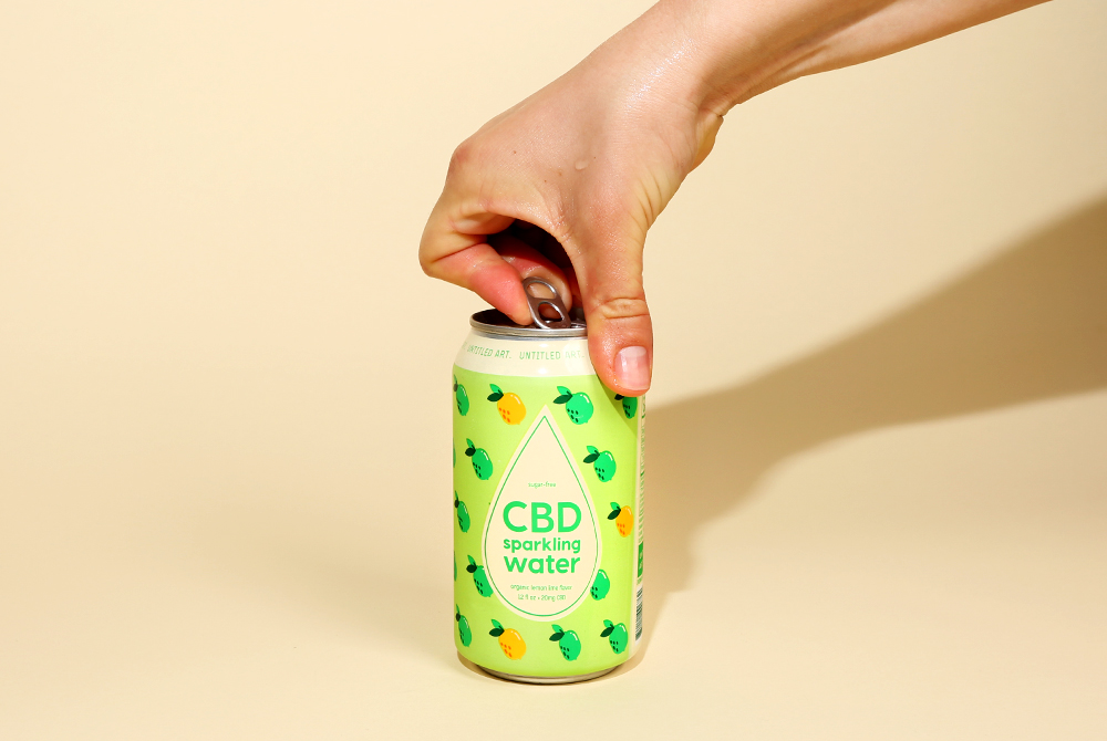 untitled art cbd sparkling water