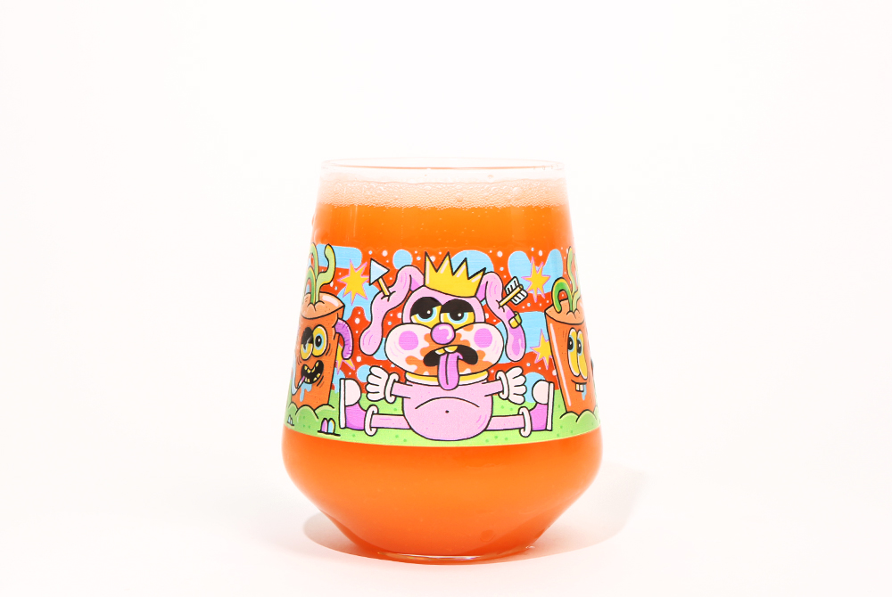 tavour carrot king beer glass