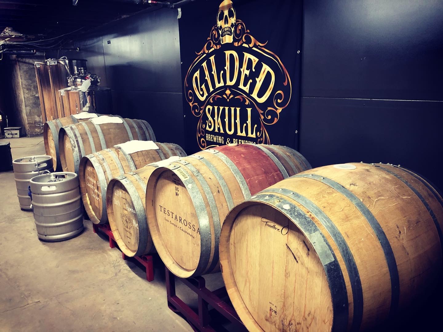 gilded skull barrels