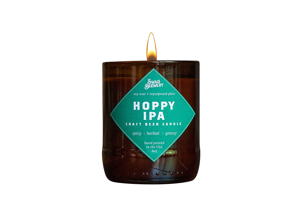 swag brewery hoppy ipa candle