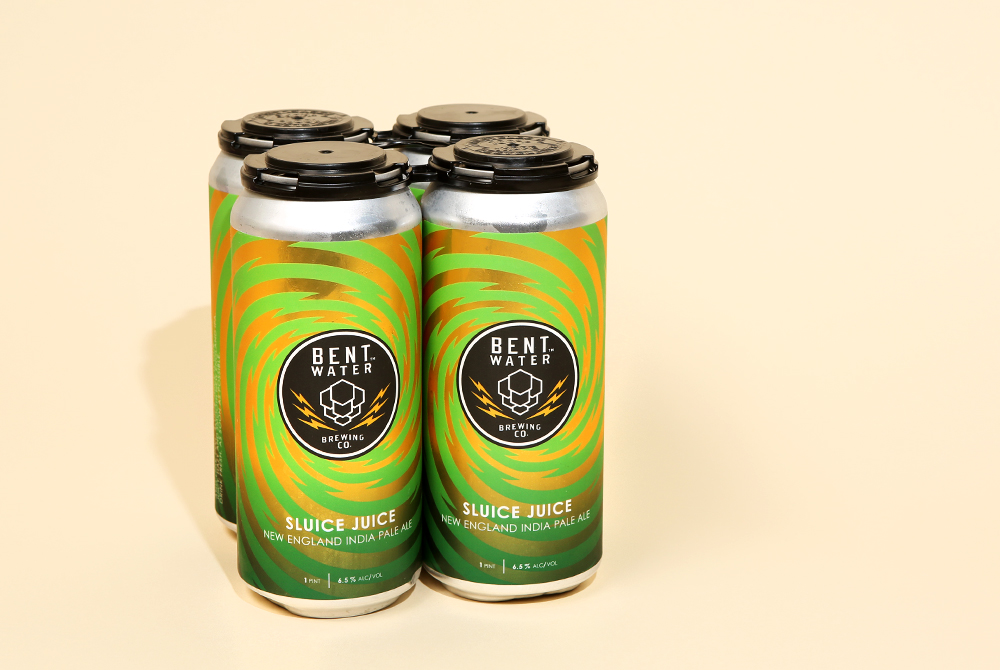 bent water brewing co sluice juice 4 pack