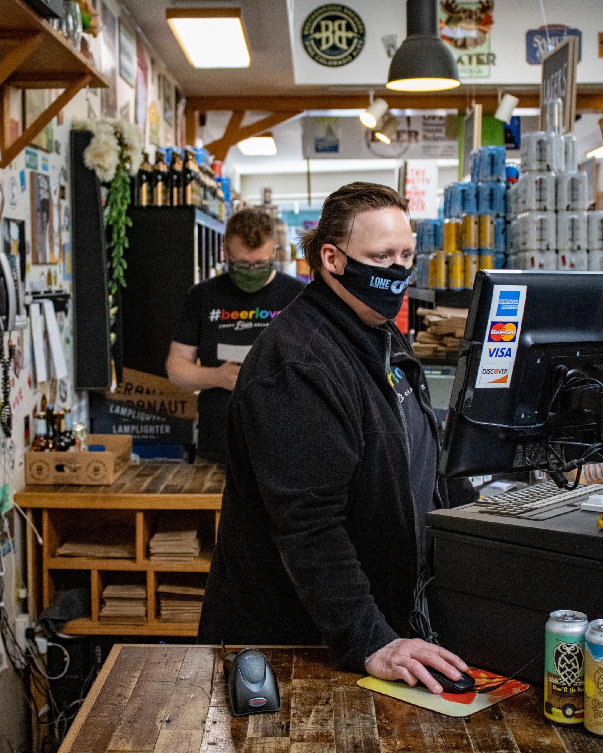 an order at the craft beer cellar