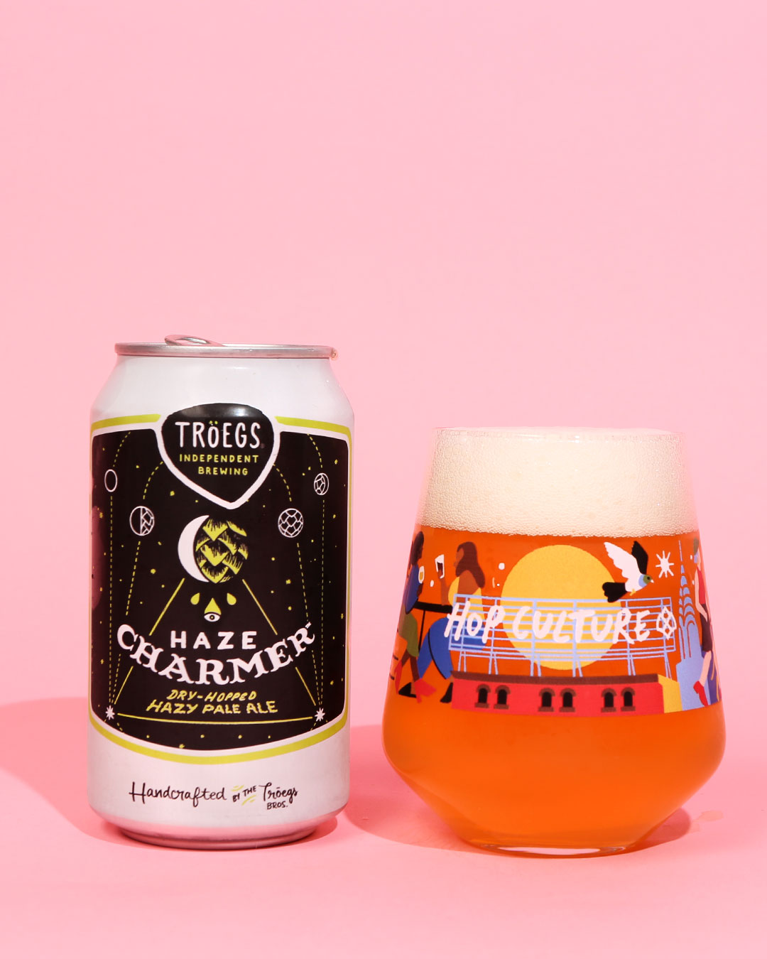 troegs haze charmer in a glass