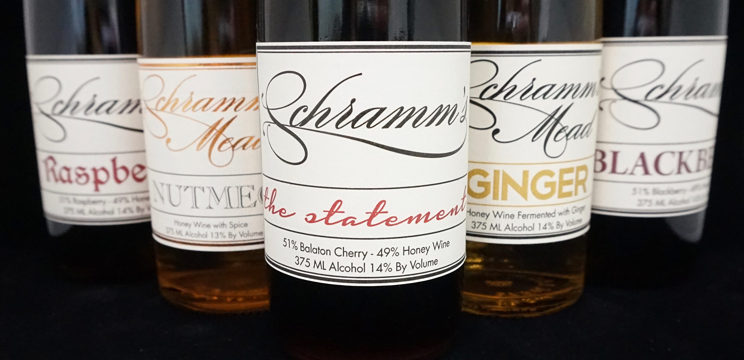 bottle selection from schramms mead